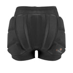 HASTHIP® Pantalones Cortos de Protección para Niños, Ropa Acolchada 3D con Almohadillas de Cadera y Coxis, Protector Anticaídas para Patinaje, Ciclismo, Monopatín, Esquí y Snowboard - Negro