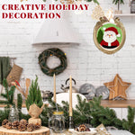 HASTHIP Embroidery Kit for Beginners for Christmas Crafting with 7.8 in Hoop | Fun DIY Santa Claus Punch Needle Set for Kids and Adults