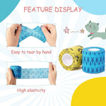 HASTHIP® Kinesiology Tape for Physiotherapy, Stmandy Vet Tape wrap, wrap Bandage, Adhesive wrap Bandage for The Person or The Pets (Cat, Dogs and Other Animal) who was injure or Have Wound