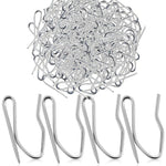 HASTHIP Curtain Hooks for Pleated Drapes featuring Uniform Pleat Design and 100Pcs Set | 1.25 in Heavy Duty Hooks