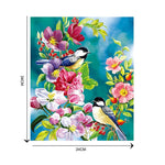 Supvox DIY 5D Diamond Painting by Number Kits Full Drill Rhinestone Embroidery Cross Stitch Pictures Arts Craft for Home Wall Decor,11.8x15.8In (Color 5)