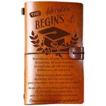 HASTHIP® Elegant Leather Graduation Journal - 140 Refillable Pages, Perfect Unisex Gift for School