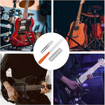 HASTHIP Fret End File for Guitar Repair with 7.2 in Anti Slip Handle and 2 Fret Guards | Stainless Steel Tool for Electric and Acoustic Guitars