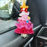 HASTHIP Crochet Christmas Tree for Holiday Décor with Bell and Handmade Green Design | Cozy Gift Ornament