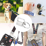 HASTHIP Key Fob Hardware for Wristlets with 30 Sets and 1 Key Fob Glass Running Pliers | 3 Colors