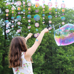 HASTHIP Stringed Beading Decorations for Room and Party featuring 72 in PVC Bubbles | 4pcs Mixed Color Hanging Set
