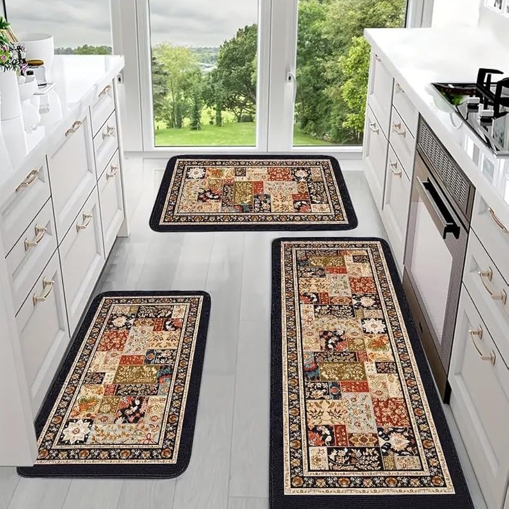 HASTHIP® Kitchen Mats-Patterned(3 Pcs )