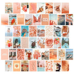 50 Sheet Wall Post Card Photo Wall Decoration Display Sun Beach Collection Aesthetic Wall Sticker Wall Art Posters Room Decor 4x6 Inch Art Paper Gift Packing Scrapbooking Material