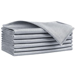 HASTHIP Microfiber Cleaning Cloths for Kitchen and Glass 6 Pcs 40x40cm | Non Abrasive Wet and Dry Use