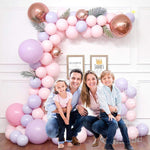 HASTHIP Balloon Decorating Strip Kit for DIY Arch Garland with 32Ft Tape & 300 Dots | Includes Tying Tools and Flower Clips