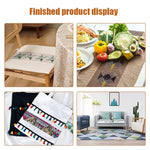 45° Double Strip Ruler, Strip Tube Quilting Ruler, Acrylic Quilt Rulers, Non-Slip Quarter Square Triangle Cutting Guide for Sewing (10 inch)