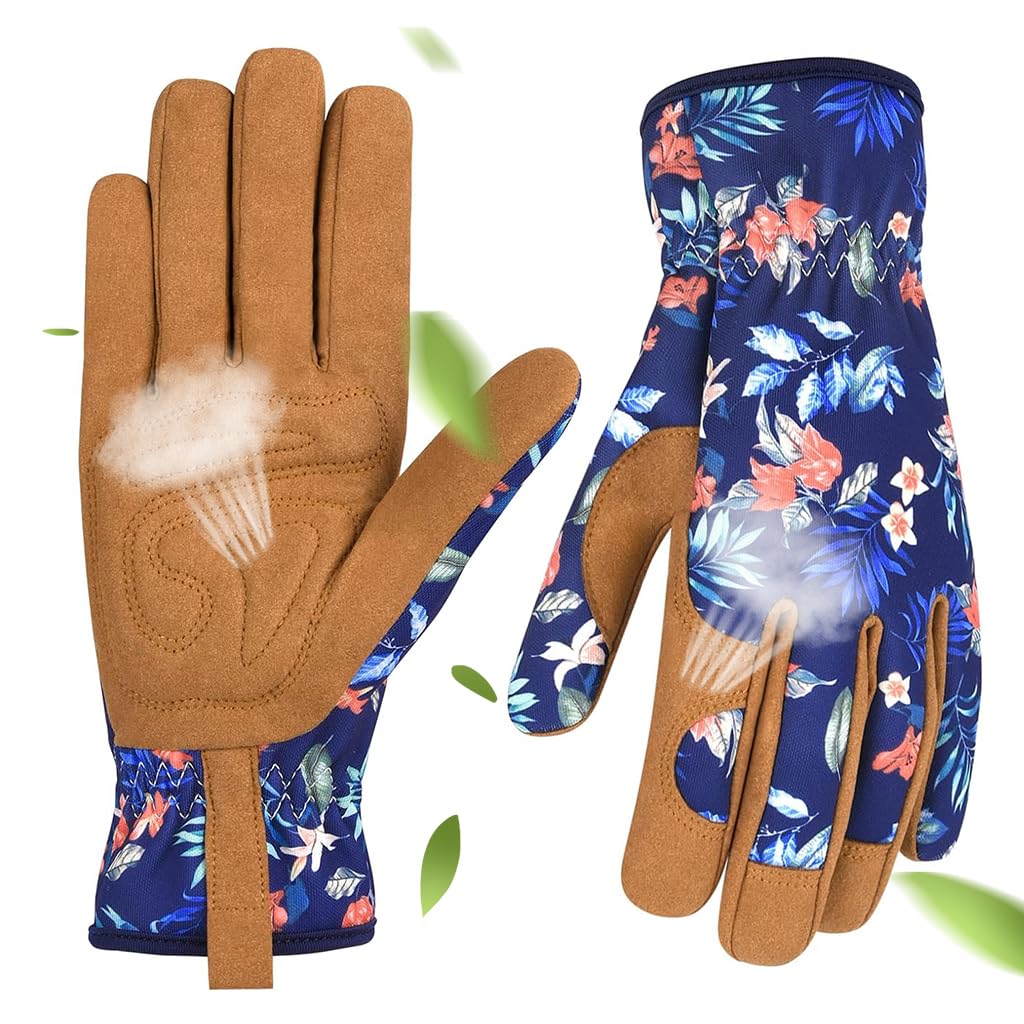 HASTHIP Gardening Gloves for Thorny Bushes and Roses featuring Thickened Microfiber Grip | Extended Coverage for Safe Pruning and Weeding