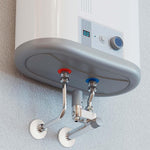 HASTHIP Pipe Cover Decoration for Plumbing and Radiator Pipes 14–45mm with Snap On Design | White PP Plastic Finish