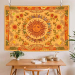 HASTHIP Sun and Moon Tapestry for Bedroom and Living Room Decor 51x59 in | Soft Polyester Wall Hanging