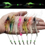 Proberos® 7 PCS Simulated Fishing Lures Soft Bait Swimbaits Slow Sinking Swimming Lures Freshwater and Saltwater,Stable and Tempting (Set 2)