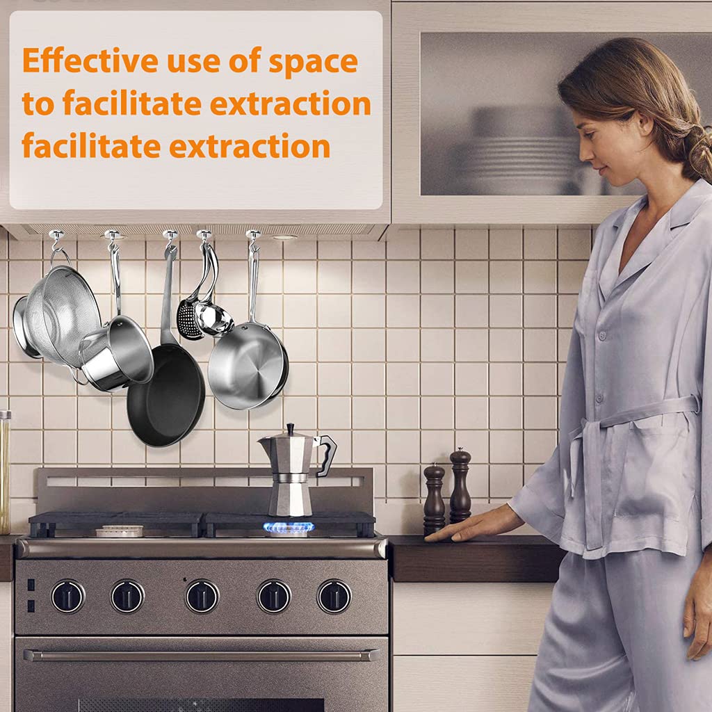 HASTHIP® 22Pcs Neodymium Magnet Hooks, N38 Magnetic Hooks for Fridge, Ceiling, Kitchen, Wall, Rust-Free Heavy Duty 16mm Steel Base for Holding Towels, Cups, Tools, Indoor Outdoor Versatile Use