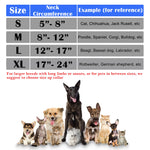Qpets® Dog Collar, E Collar for Cats Inflatable Dog Cone Collar with Soft Cotton Cover & Velcro Strap & Adjustable Size, After Surgery for Anti-Licking Cone Collar for Cat Dog(M, 25-36cm)