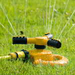 HASTHIP Garden Water Sprinkler for Lawn and Plants with 360 Degree 3 Arm Rotating Spray | Even Large Area Irrigation