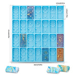 HASTHIP Domino Resin Molds for DIY Crafts featuring 28 Cavities Silicone Design | Easy Demolding