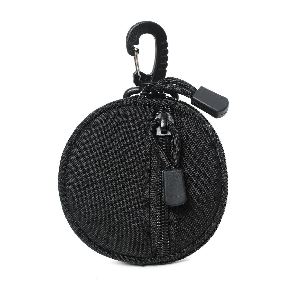 HASTHIP® Bolsa con Cremallera Multifuncional,Mochila pequeña organizadora de Accesorios,Estuche para Auriculares de Tela Oxford Resistente con Gancho conexión rápida Ideal para Viaje y Uso