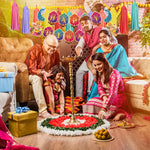 HASTHIP Happy Diwali Banner for Home and Porch Decoration featuring Gold Letter Design | Ideal for Festival of Lights and Deepavali Celebrations