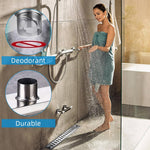 HASTHIP Stainless Steel Shower Floor Drain with 11.8 in Linear Design and Anti Odor Trap | Easy Clean Grate for Modern Bathrooms