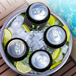 HASTHIP Silicone Can Sleeve Covers for 500ml Cans with Zip Top | 3 Pack Mixed Set