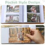 HASTHIP Pregnancy Journal for 200 6 inch Photos with Cartoon Hardcover & Note Pages | Baby Shower Gift for Mom to Be