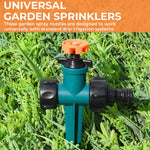 HASTHIP Garden Sprinkler Mist Spray Nozzles 10 Pcs for Drip Irrigation with 360° Rotating Heads
