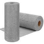 HASTHIP Microfiber Cleaning Cloth Roll for Kitchen with Pre-Cut Tear Away Design 15 Count 25x40cm Grey