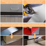 HASTHIP wall molding trim for home interior featuring 9.8 ft self adhesive stainless steel design