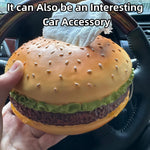 HASTHIP Burger Tissue Box for Home Car and Office featuring Creative Fun Design | Gift Organizer