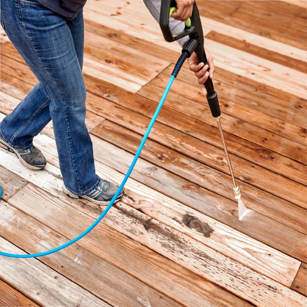 HASTHIP Pressure Washer Accessories Kit with 1/4 Inch Quick Connect Copper Nozzles | 4 Spray Tips for Multi Angle Cleaning