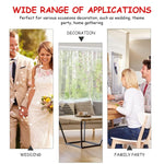 HASTHIP Christmas Poinsettia Flowers for Tree and Home Décor 10 Pcs | Sparkling Red 6 in Ornaments