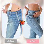 HASTHIP Pant Waist Tightener for Loose Pants with 22cm Elastic Bands and Buttonholes | 10 Bands 40 Buttons Sew Kit