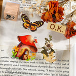 HASTHIP Vintage Journal Stickers for Scrapbook DIY Crafts featuring 640 pcs PET Set | Easy Self Adhesive