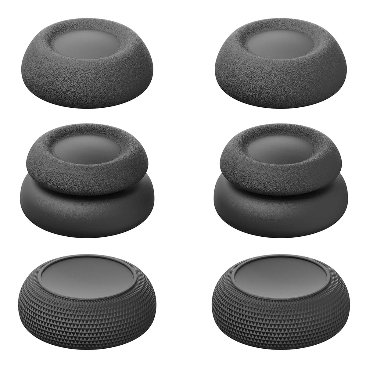 HASTHIP® ZORBES 3 Pares de Grips para Pulgar para PlayStation Portal compatibles con PS5 Ultra Slim, Protectores de Silicona para Joystick y Caps de Control Mejorado para Gaming