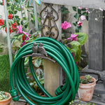 HASTHIP Garden Hose Organizer for Wall Mounted Storage with Cast Iron Bird Design | Decorative Outdoor Holder
