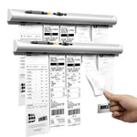HASTHIP® 2 Piezas Soporte de Boletos de Pedido,Porta Tickets Restaurante sin Taladro,12 Pulgadas Barra Aluminio para Cocina Oficina Cafeterías Bares Pubs Hogar Pared Refrigerador
