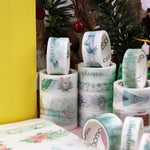 HASTHIP Washi Tape Set for DIY Crafts with 20 Rolls 2m Each in Blue Autumn Elk Style | Paper Decor