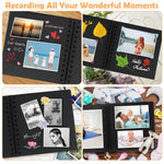 HASTHIP Scrapbook Baby Album for DIY Memory Keeping with Spiral Binder and 6.9 Inch Pages | Gift Set for New Parents