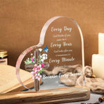 HASTHIP Christian Gifts Acrylic Heart Plaques for Women with Bible Verse Inspiration | Religious and Spiritual Gifts for Mom Friend or Sister