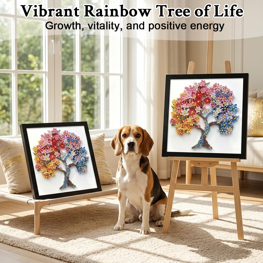 HASTHIP® Flower Tree Diamond Painting Kit