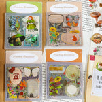 HASTHIP Vintage Journal Stickers for Scrapbook DIY Crafts featuring 640 pcs PET Set | Easy Self Adhesive