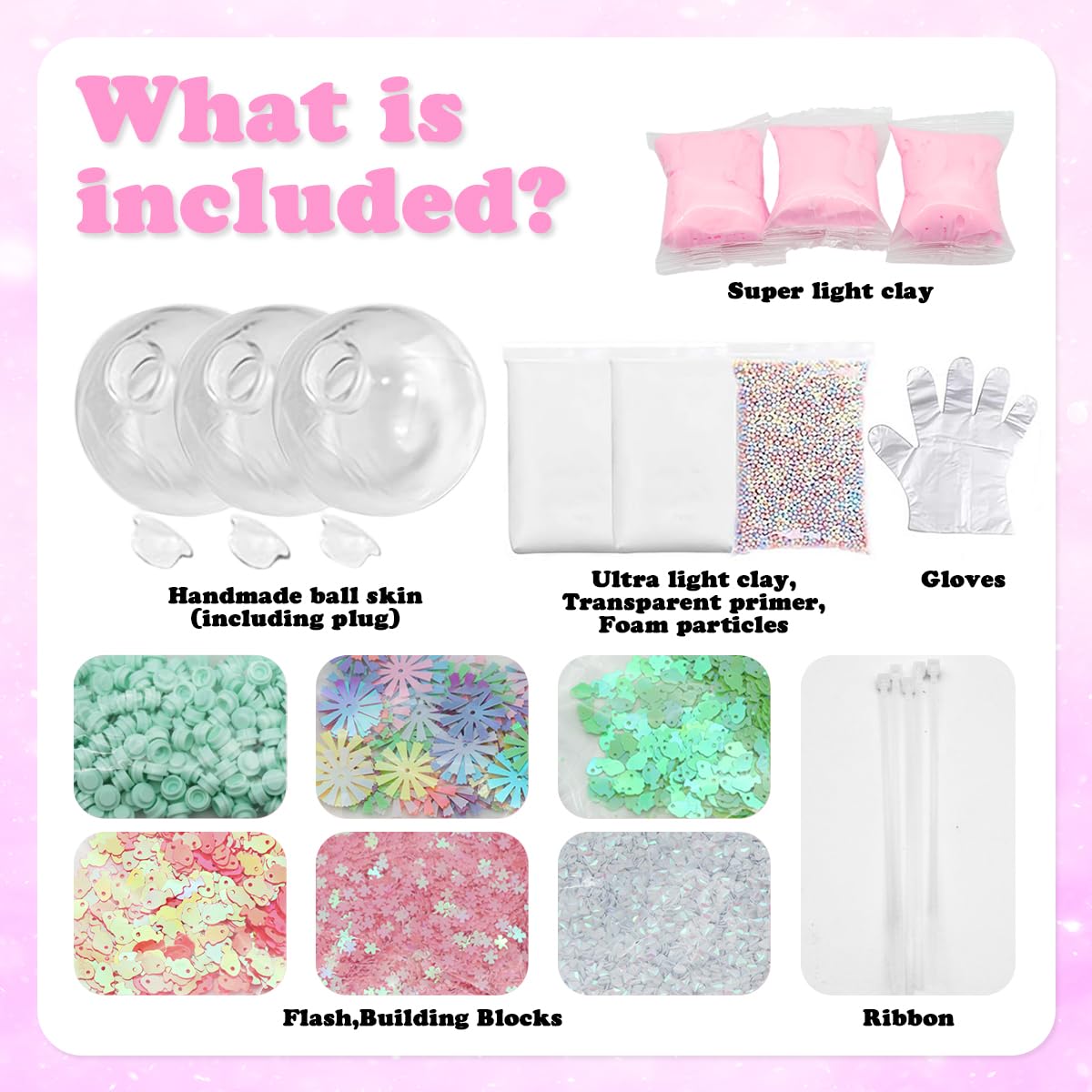 HASTHIP DIY Squishy Making Kit for Kids with 5 Silicone Molds & Coloring Pigments | Fun Craft Toy Set