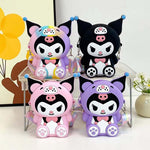 HASTHIP® Kuromi Purse for Girls, Kawaii Small Bag for Girls Silicone Girls Purse Mini Bag Cartoon Cute Bags for Girls Daily Casual Coin Purse Phone Pouch Fashion Sling Bag for Girls 4.33*5.9*1.57 Inch