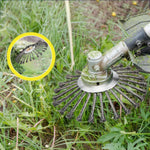 HASTHIP Weeder Head for Universal Grass Trimmer with Multi Prongs Stainless Steel 6 in Blade | Efficient Weed Cutting
