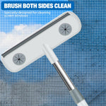 HASTHIP Mesh Screen Cleaning Brush for Windows with 24–39 in Telescopic Handle | Double Sided Wiper