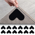 HASTHIP Rug Corner Grippers for Hardwood Floors with Double Sided Non Slip Design | 12PCS Reusable Pads