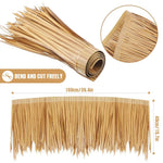 HASTHIP Artificial Thatch Trim for Mexican Tiki Hut Roof 40×100cm 3PCS | Yellowish Hawaii Decor